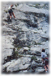 Escalando en La Marea